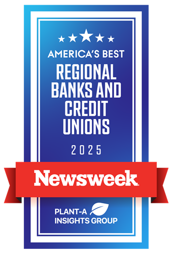 Badge image of Newsweek's Award for America's Best Regional Banks and Credit Unions