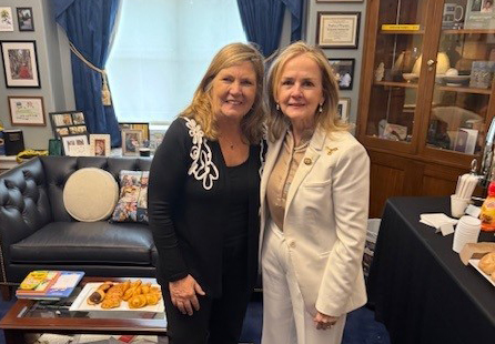 Trish with Representative Madeline Dean