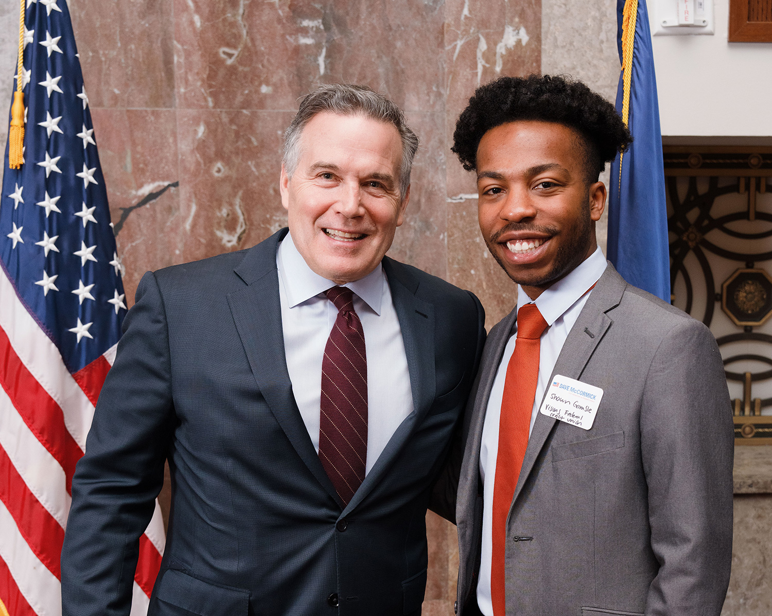 Shawn with Senator Dave McCormick