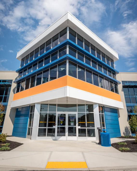 The main entrance of Visions Headquarters.