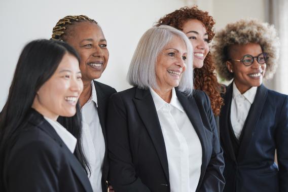 diverse group of business women