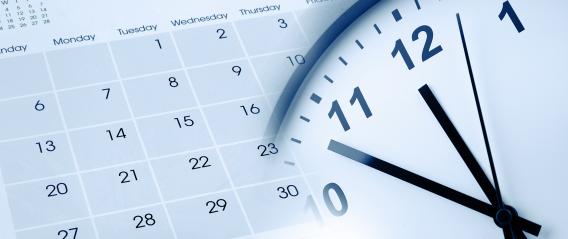 clock and calendar