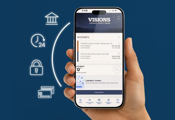 Digital Banking business homescreen