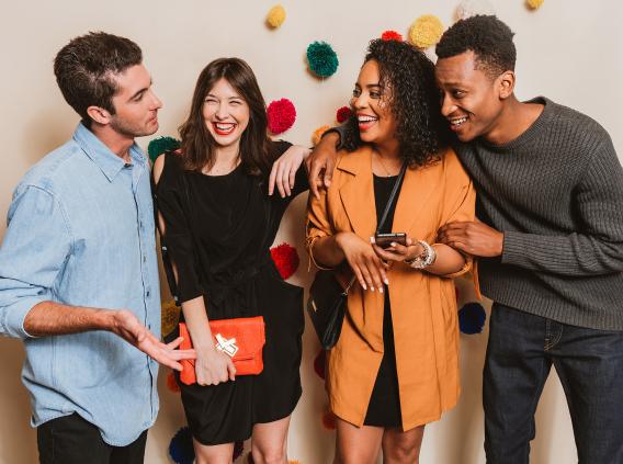 friends enjoying a night out