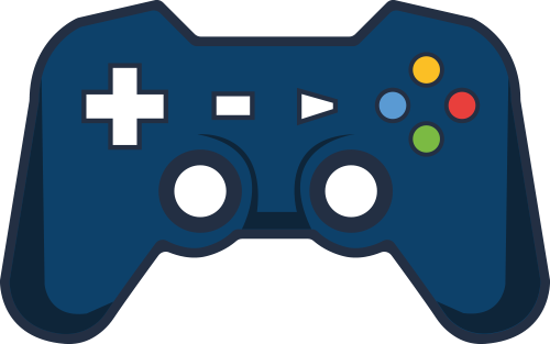 blue video game controller
