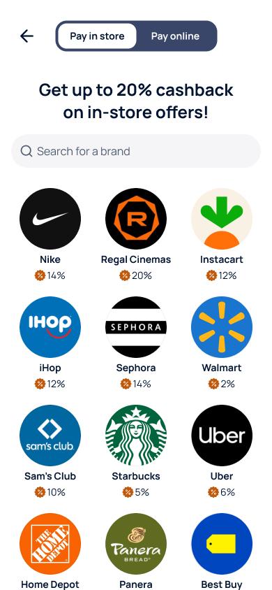 Popular brands and sample offers up to 20 percent