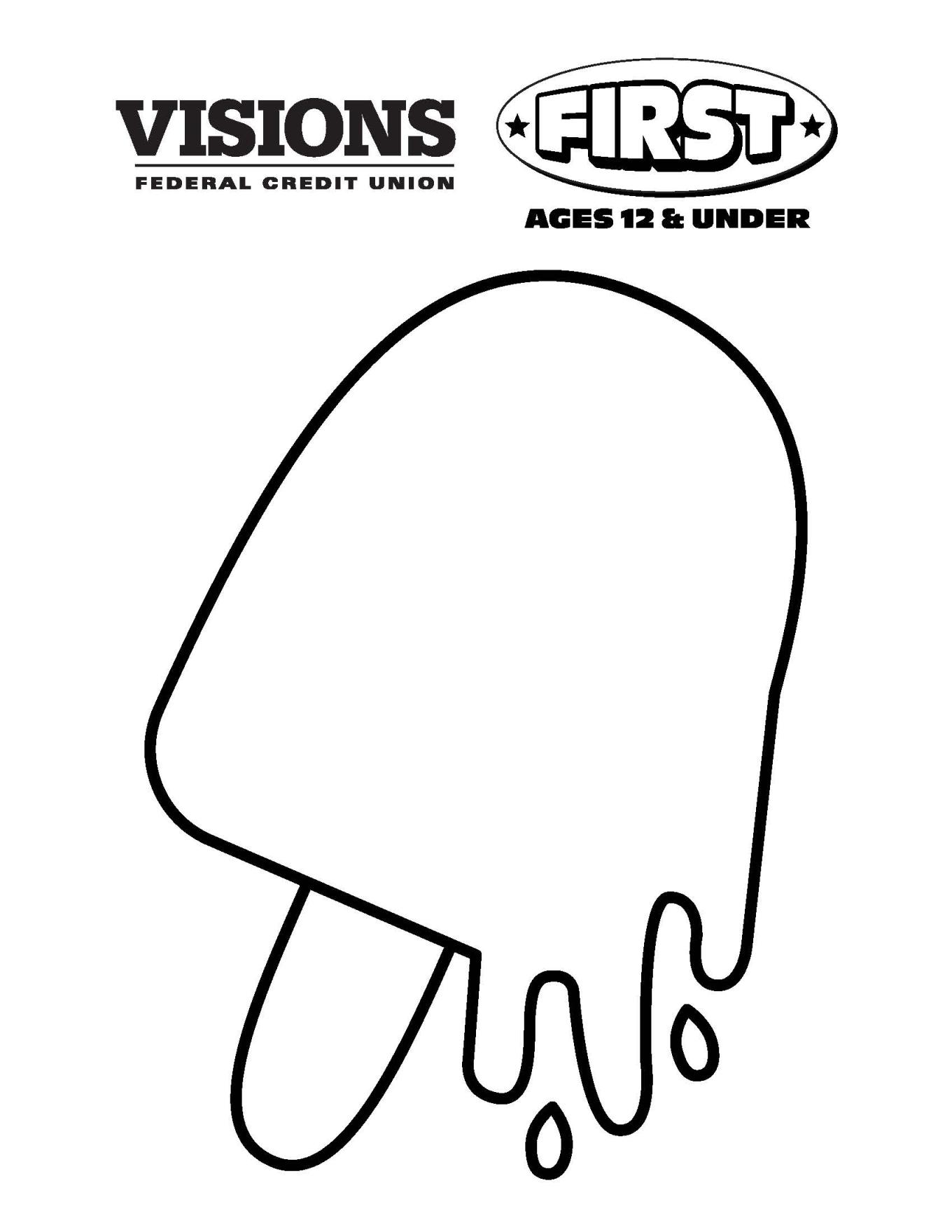 Popsicle Coloring Page