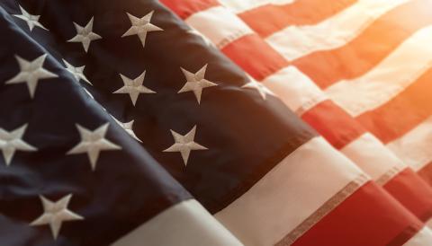 american flag bg sunlight
