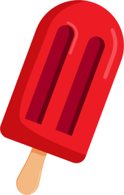red popsicle